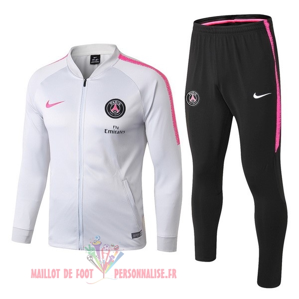 Maillot Om Pas Cher Nike Survêtements Paris Saint Germain 2018-2019 Gris Clair