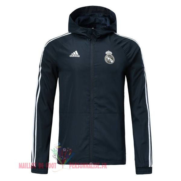 Maillot Om Pas Cher adidas Coupe Vent Real Madrid 2018-2019 Gris Marine
