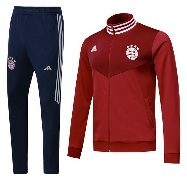 Maillot Om Pas Cher adidas Survêtements Bayern Munich 2018 2019 Rouge Bleu