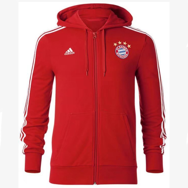Maillot Om Pas Cher adidas Sweat Shirt Capuche Bayern Munich 2017 2018 Rouge