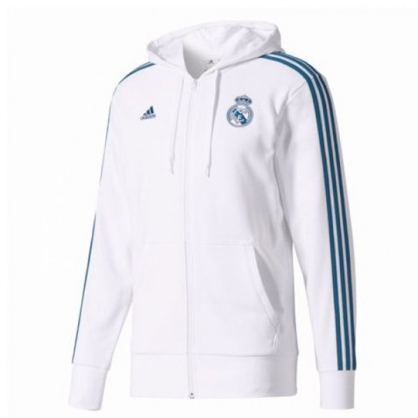 Maillot Om Pas Cher adidas Sweat Shirt Capuche Real Madrid 2017 2018 Blanc