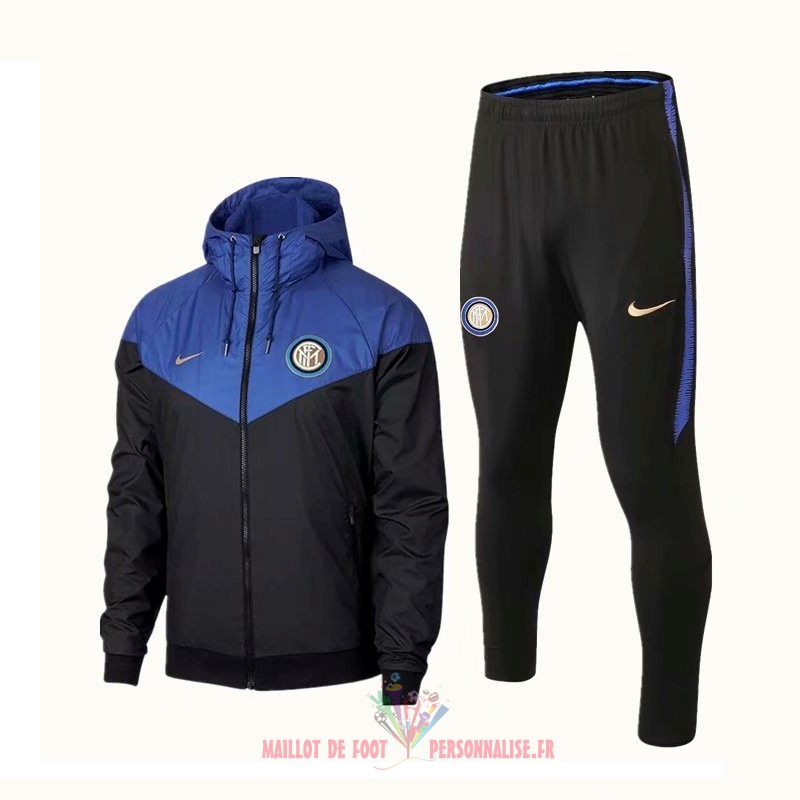 Maillot Om Pas Cher Nike Ensemble Coupe Vent Internazionale Milano 18-19 Bleu Noir