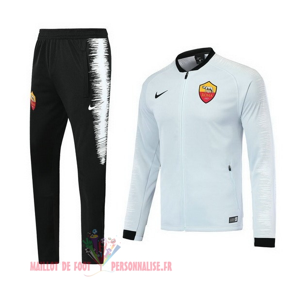 Maillot Om Pas Cher Nike Survêtements AS Roma 18-19 Blanc