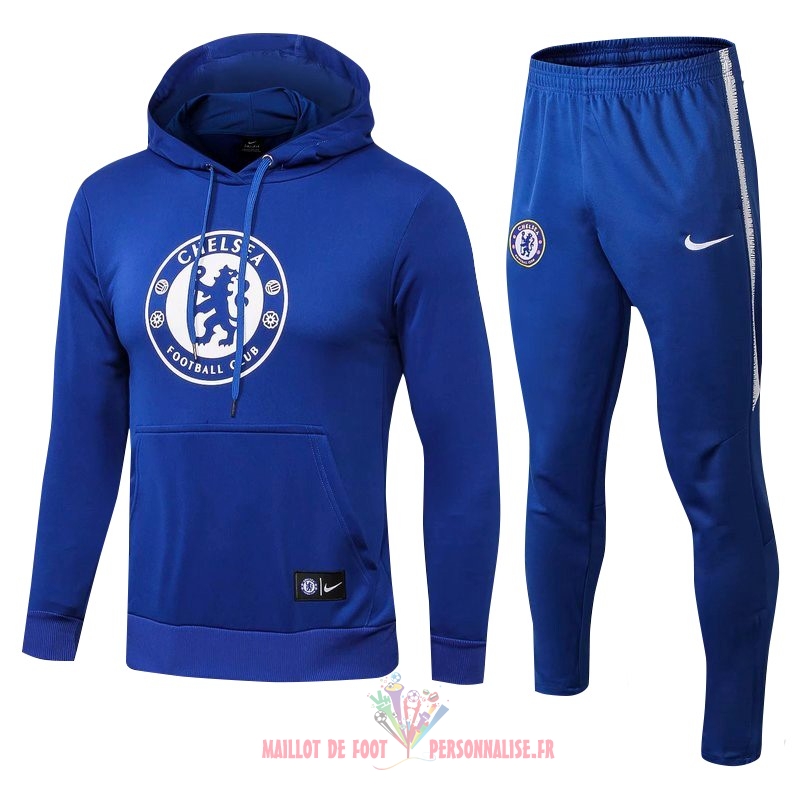 Maillot Om Pas Cher Nike Survêtements Chelsea 18-19 Blanc Bleu Marine