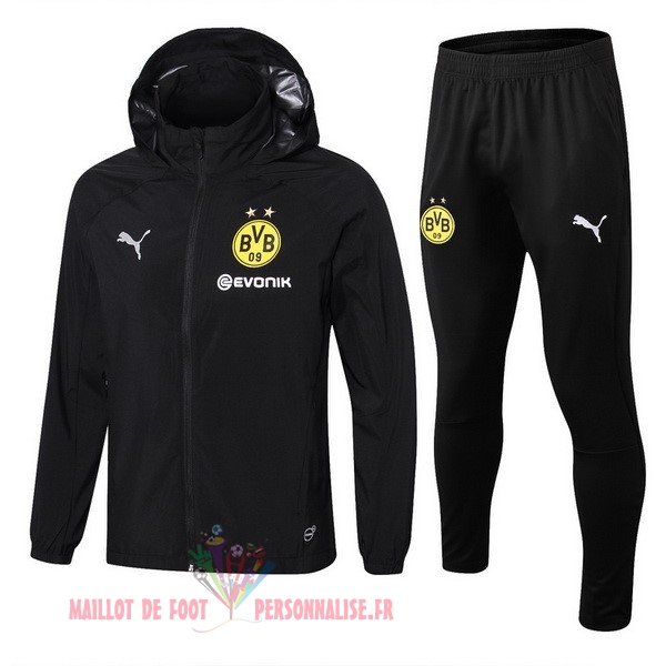 Maillot Om Pas Cher PUMA Ensemble Coupe Vent Borussia Dortmund 18-19 Noir