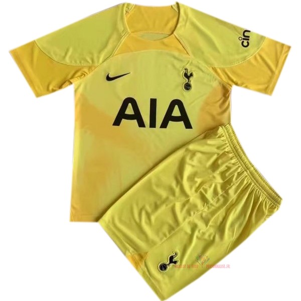 Maillot Om Pas Cher Nike Gardien Conjunto De Enfant Tottenham Hotspur 2022 2023 Jaune