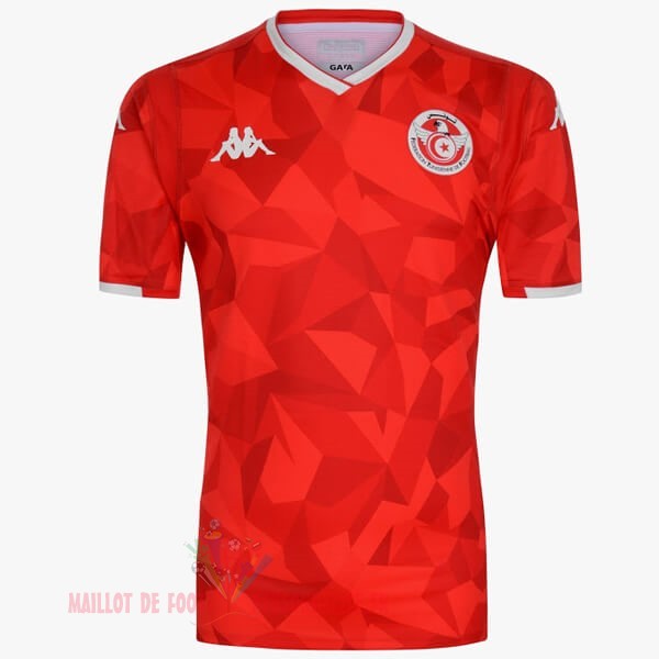 Maillot Om Pas Cher Kappa Exterieur Maillot Tunisie 2019 Rouge