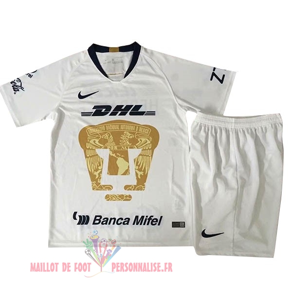 Maillot Om Pas Cher Nike Domicile Maillots Ensemble Enfant UNAM PUMAs 2018-2019 Blanc