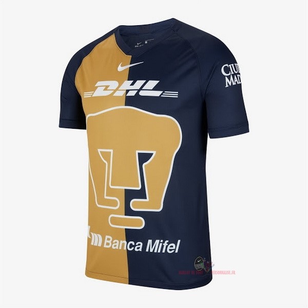 Maillot Om Pas Cher Nike Third Maillot UNAM Pumas 2020 2021 Jaune Bleu