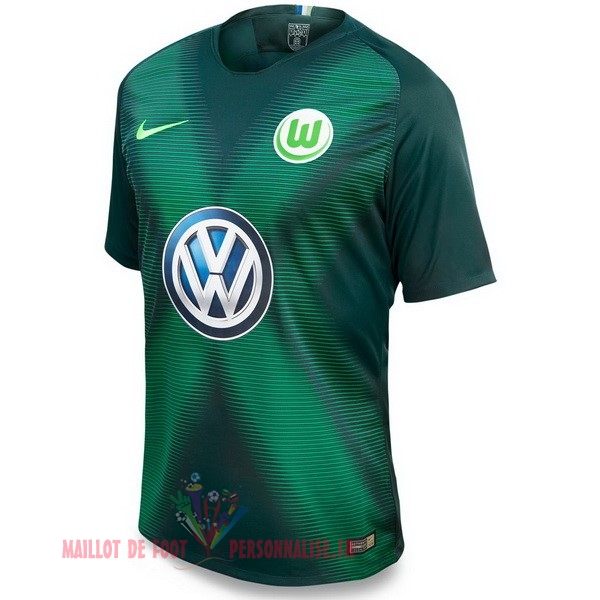 Maillot Om Pas Cher Nike Domicile Maillots Wolfsburgo 18-19 Vert