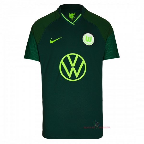 Maillot Om Pas Cher Nike Exterieur Maillot Wolfsburgo 2021 2022 Vert