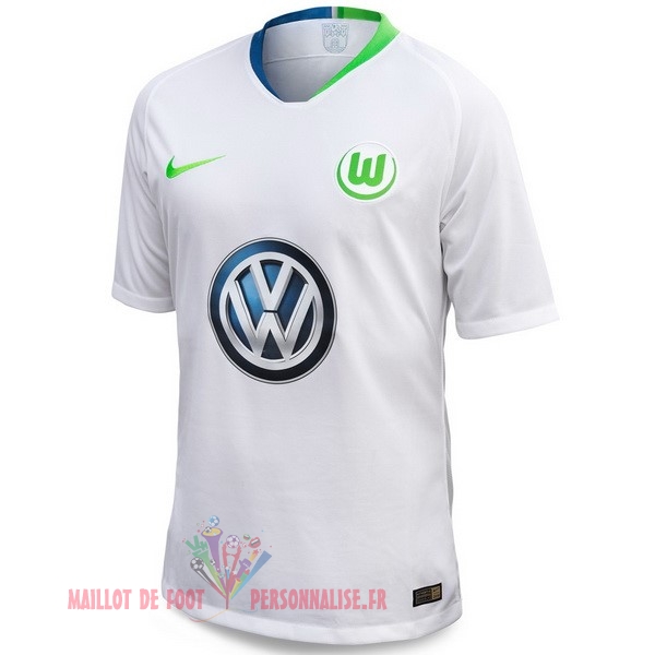 Maillot Om Pas Cher Nike Exterieur Maillots Wolfsburgo 18-19 Blanc