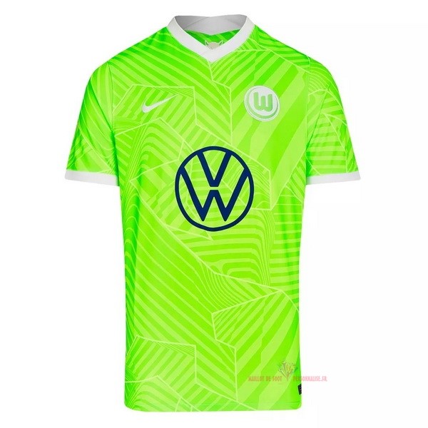 Maillot Om Pas Cher Nike Domicile Maillot Wolfsburgo 2021 2022 Vert