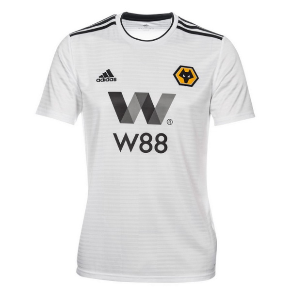 Maillot Om Pas Cher adidas Exterieur Maillots Wolves 2018 2019 Blanc