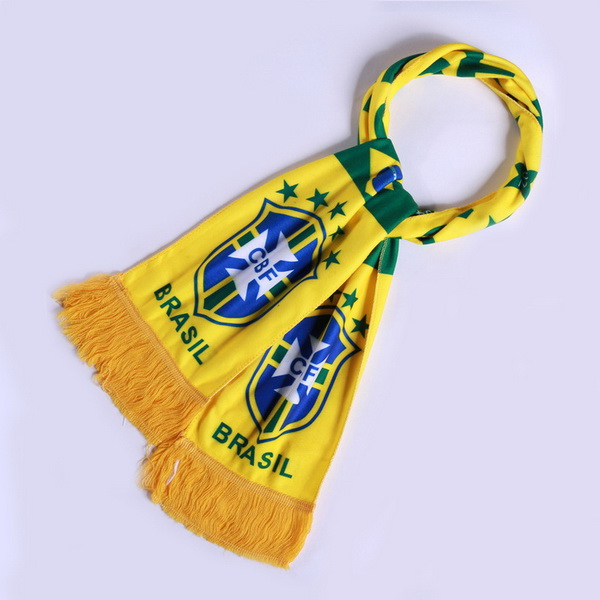 Maillot Om Pas Cher Écharpe Football Brésil Tricoter Jaune