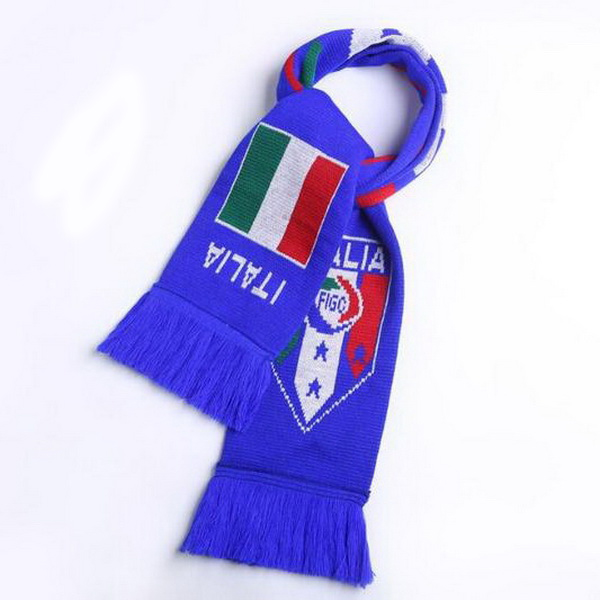 Maillot Om Pas Cher Écharpe Football Italie Tricoter Bleu